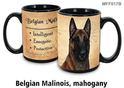 Belgian Malinois Mahogany Mug Coffee Cup