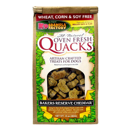 Dog Treats Quacks Bakers Reserve Cheddar Recipe Treats