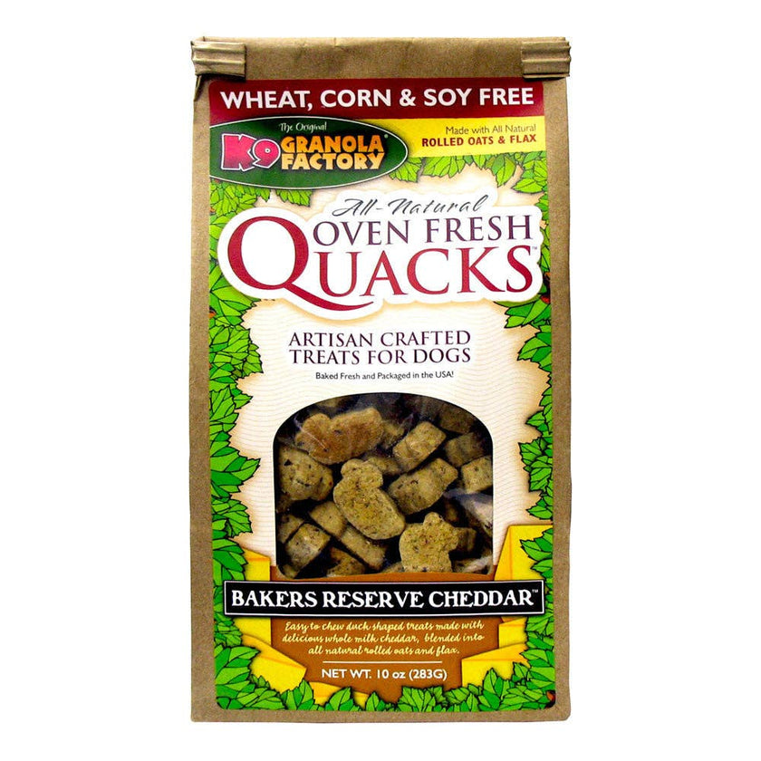 Dog Treats Quacks Bakers Reserve Cheddar Recipe Treats