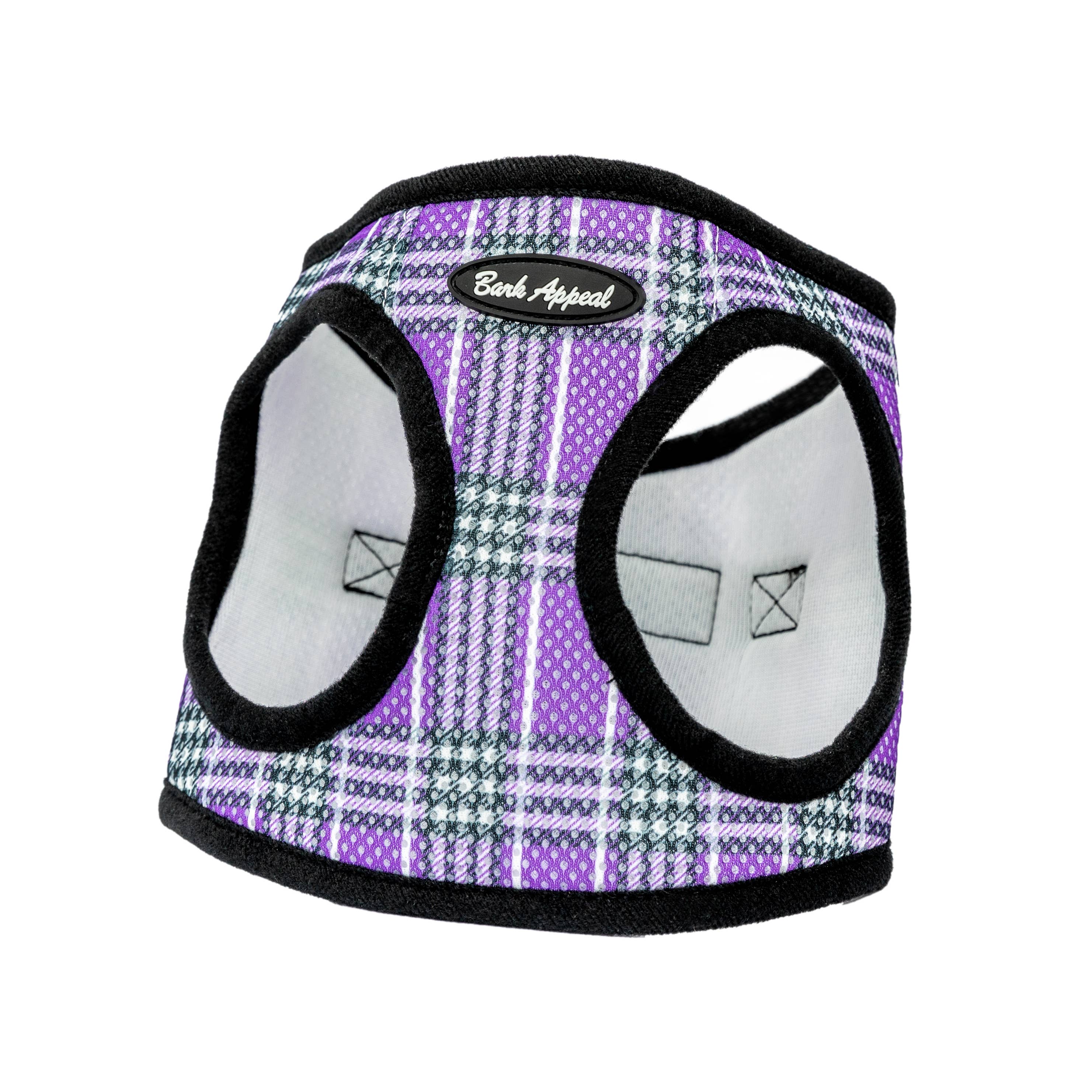 Plaid Mesh Step in Harness