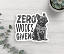 Dog Zero Woofs Given Sticker Vinyl Decal