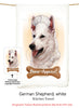 German Shepherd White Flour Sack Kitchen Towel