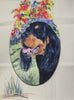 Gordon Setter Garden Flag