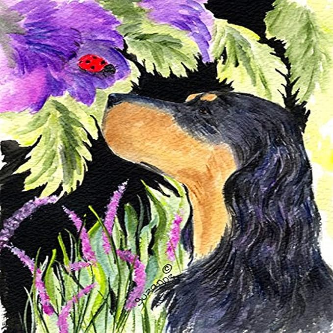 Gordon Setter Garden Flag