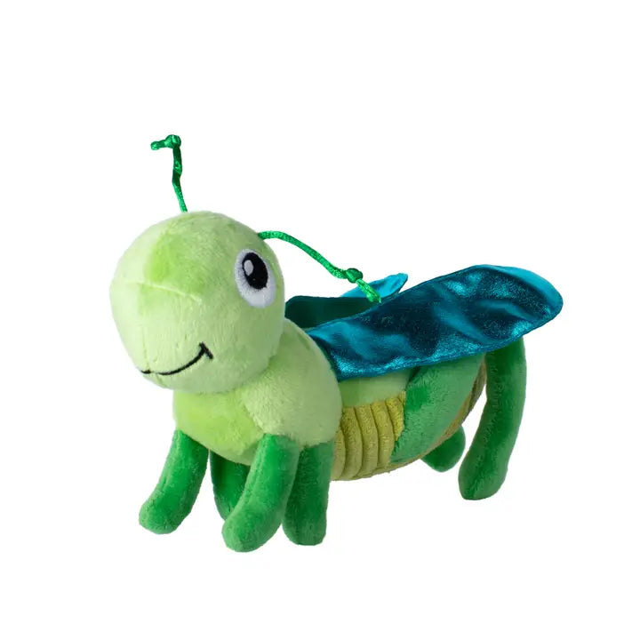 Hop On By Plush Kicker Cat Toy with Catnip Fringe
