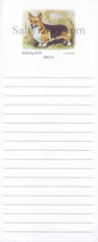 Corgi List Note Pad