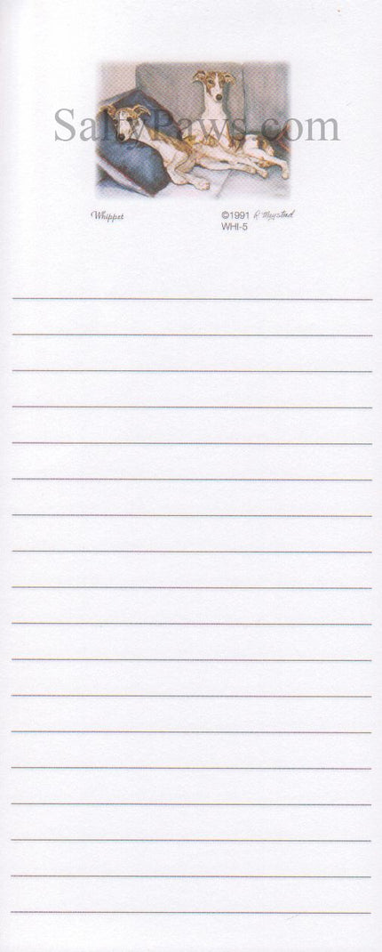 Whippet List Note Pad