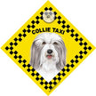 Collie Taxi Car Sign