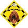 Bloodhound Taxi Car Sign