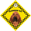 Bloodhound Taxi Car Sign