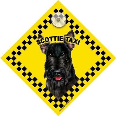 Scottie Taxi Car Sign