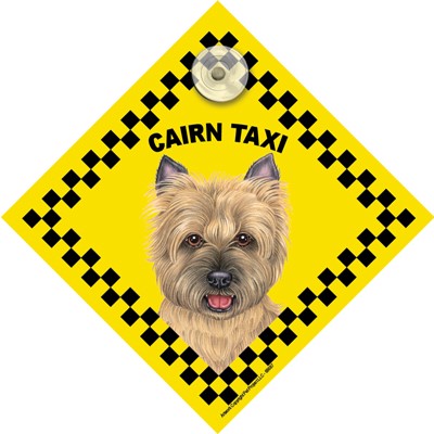 Cairn Tan Taxi Car Sign