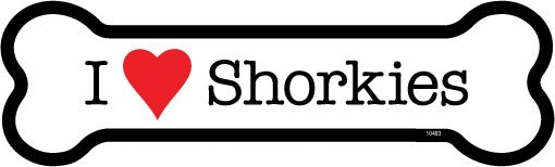 Shorkie - Bone Shaped Magnet