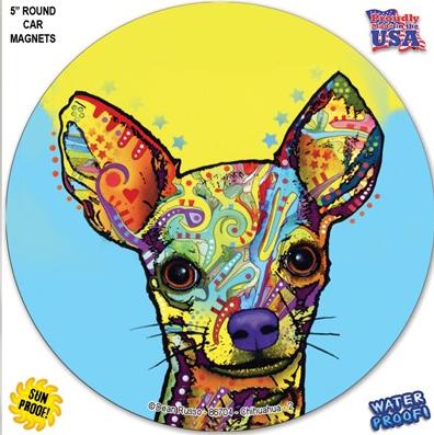 Chihuahua Round Magnet