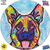 German Shepherd 2 Round Magnet