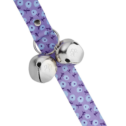 PoochieBells Dog Potty Training Tool- Purple Flowers