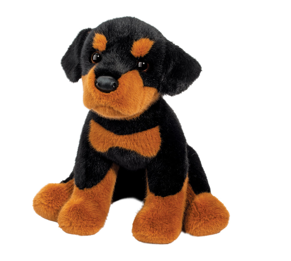 Rottweiler Plush Dog Stuffed Animal 