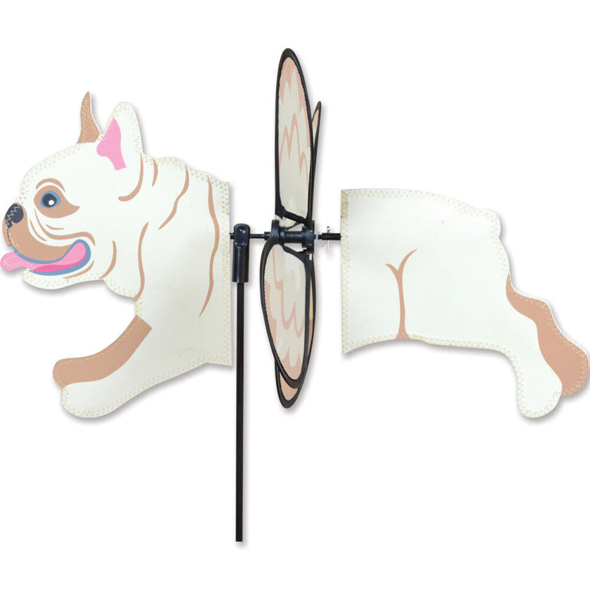French Bulldog Cream Garden Yard Spinner