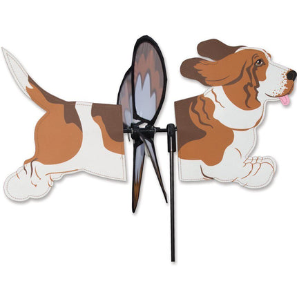 Basset Hound Garden Yard Spinner