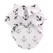 Pet Clothing Dog Camp Shirt - Anchor