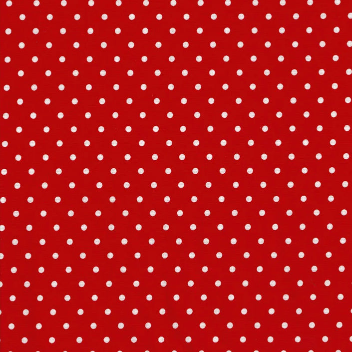 Dog Hat- Red White Dot