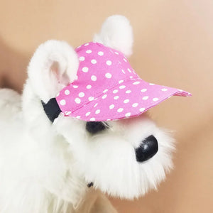 Dog Hat- Pink Dot
