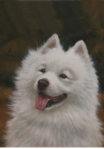 Samoyed Large Flag