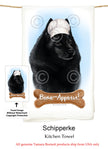 Schipperke Flour Sack Kitchen Towel