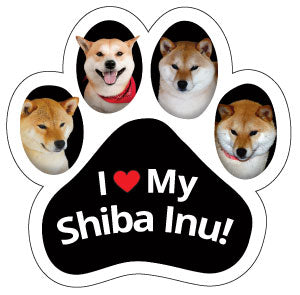 Shiba Inu Paw Car Trunk Magnet