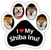 Shiba Inu Paw Car Trunk Magnet