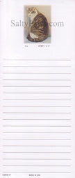 Cat List Note Pad