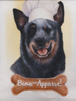 Australian Cattle Dog Blue Flour Sack Kitchen Towel