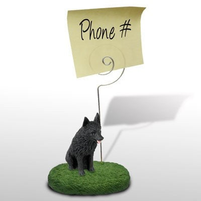 Schipperke- Memo Holder