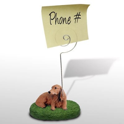 Dachshund, Red - Memo Holder