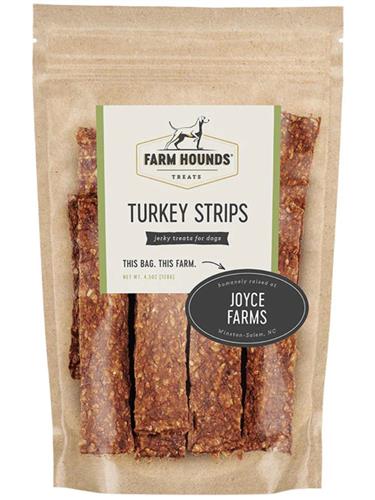 Dog Treat Farm Hounds Turkey Strips 4.5oz