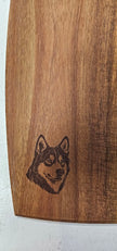 Husky Engraved Wooden Cutting Board