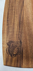 English Bulldog Engraved Wooden Cutting Board