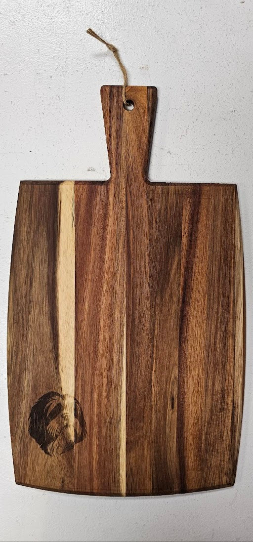 Shih Tzu Engraved Wooden Cutting Board