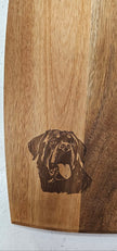 Rottweiler Engraved Wooden Cutting Board