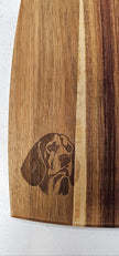 Beagle Engraved Wooden Cutting Board