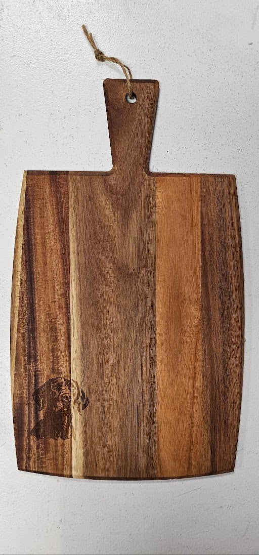 German Short-haired Pointer Engraved Wooden Cutting Board