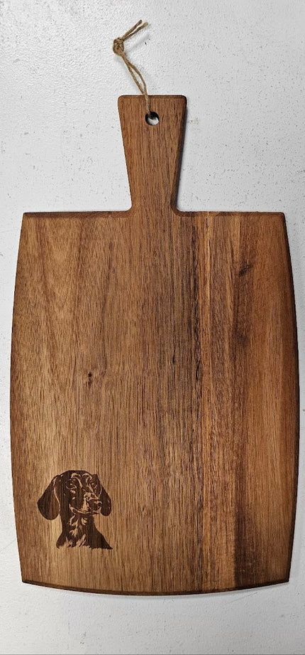 Dachshund Engraved Wooden Cutting Board