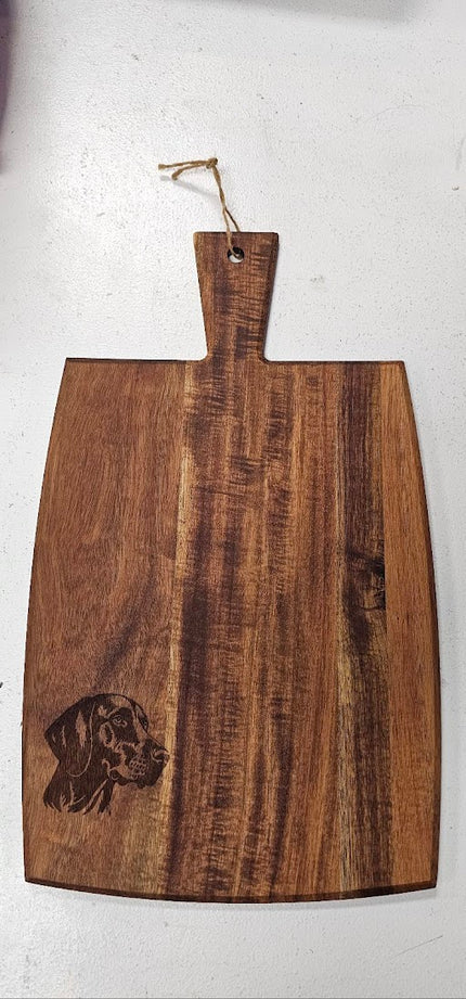 Vizsla Engraved Wooden Cutting Board