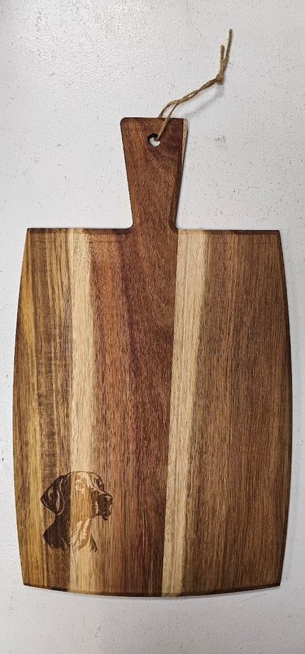 Weimaraner Engraved Wooden Cutting Board