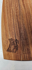 Schnauzer Engraved Wooden Cutting Board