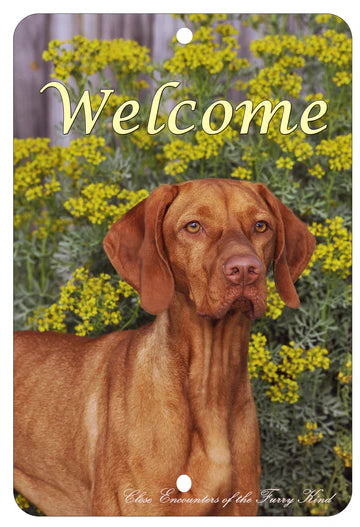 Vizsla Welcome Garden Flag