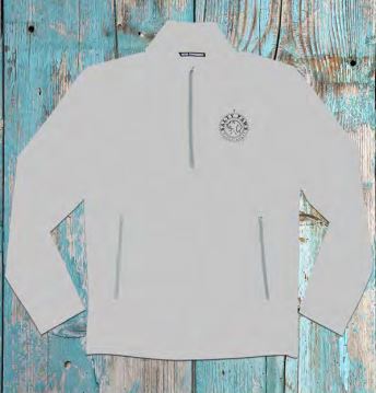 Salty Paws Quarter Zip Pullover- Titanium