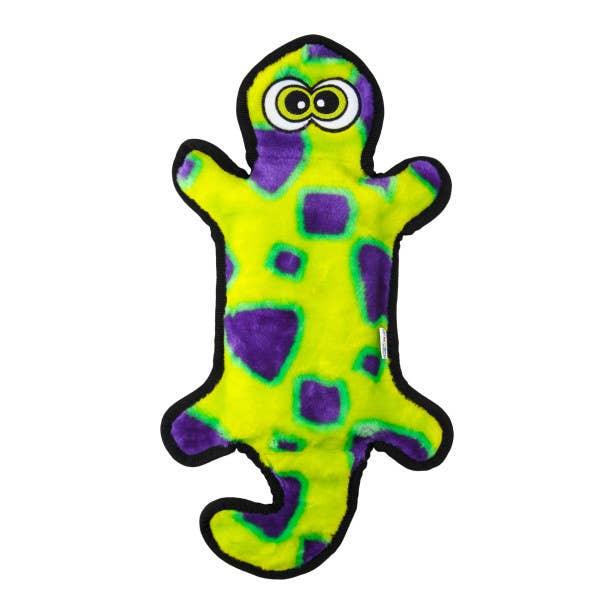 Outward Hound Invincibles Gecko Durable Plush Toy Green LG