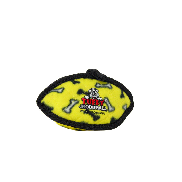 Tuffy Jr Odd Ball - Yellow Bone, Tough, Durable Dog Toy