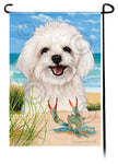 This Maltipoo Garden Flag is a testament to the beauty of your favorite breed and the American Flag.
